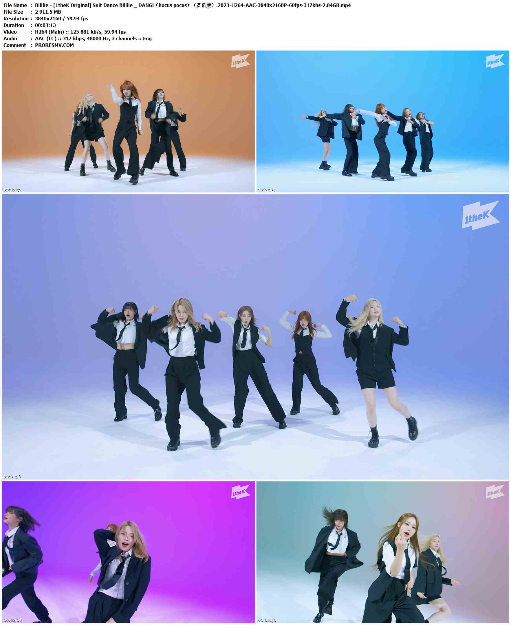 Billlie - [1theK Original] Suit Dance Billlie _ DANG!（hocus pocus）（舞蹈版）.2023-H264-AAC-3840x2160P-60fps-317kbs-2.84GB官方MV_高清MV